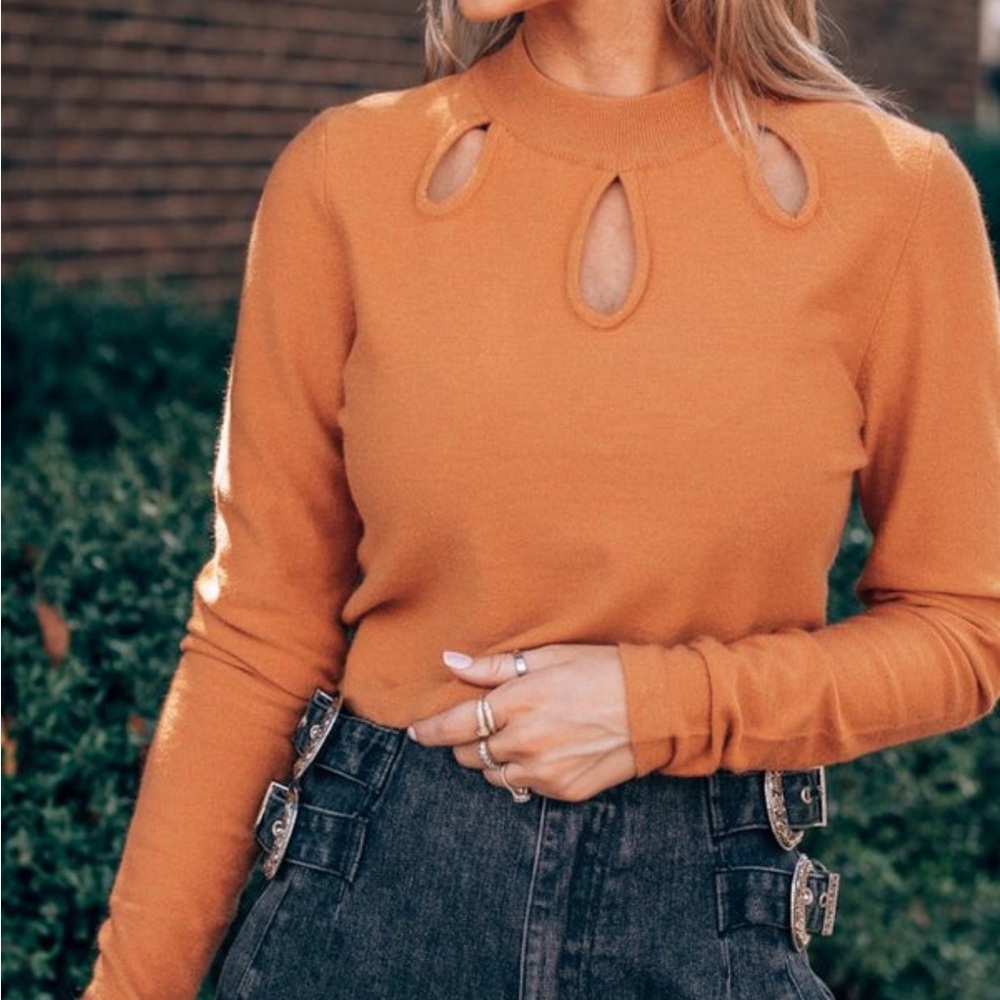 Orange Crop Top